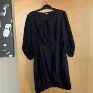 Black Bebe dress with large sleeves